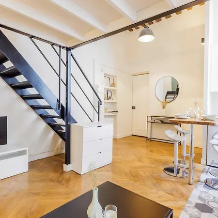 Apartament Quiet 1br 4p - Quartier Du Mail *